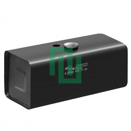 Бак топливный ЕВРО 170л (950x400x490) для КАМАЗ низкая горловина, полуоборотная крышка / КМЗ