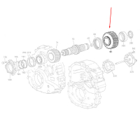 Шестерня 5841.300.197 ведущая РКП ZF VG1600/300 повышающей передачи 35 зуб.